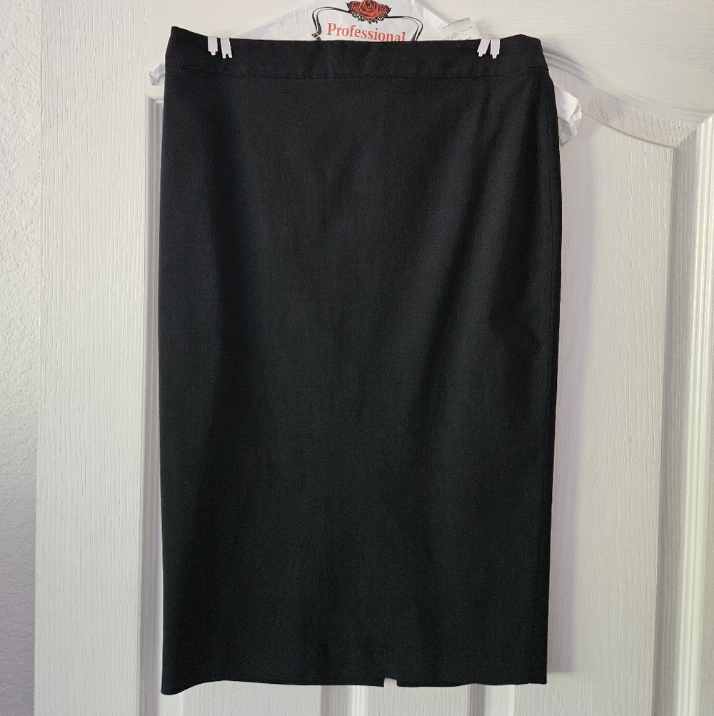 Vtg D&G Dolce & Gabbana Black Pencil Skirt Made in Italy Ittierre Size US 4 IT40